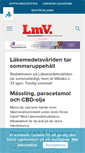 Mobile Screenshot of lakemedelsvarlden.se